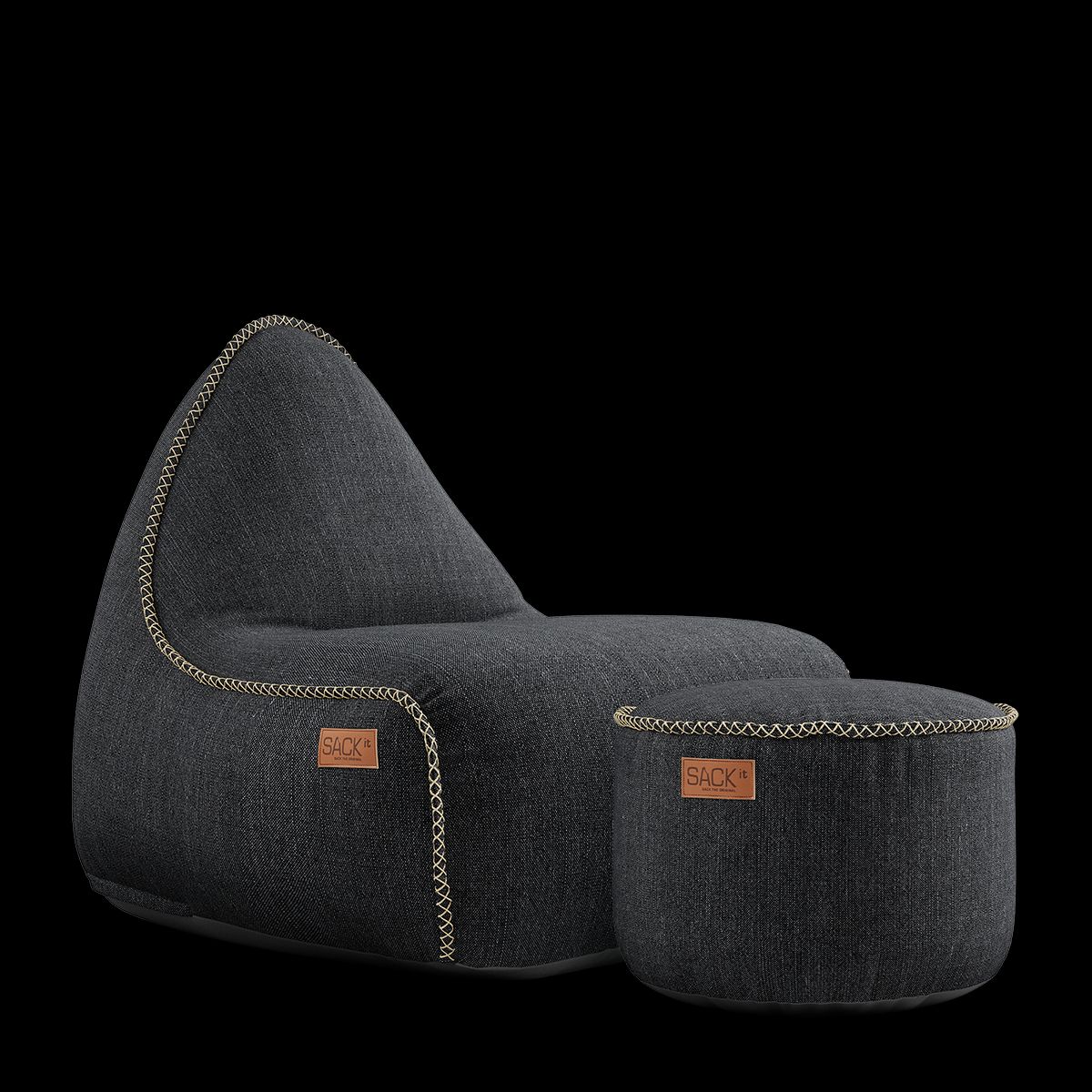 Cobana Lounge Chair & Pouf