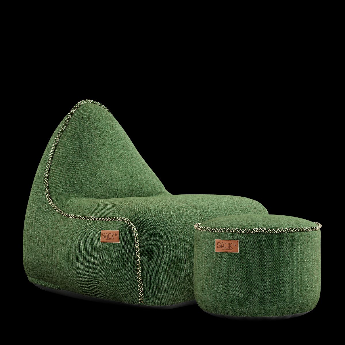 Cobana Lounge Chair & Pouf