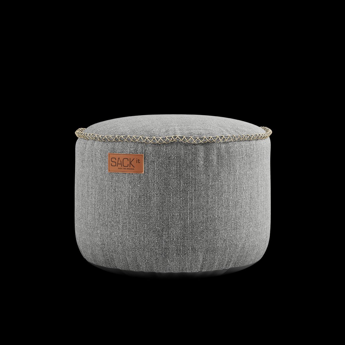 Cobana Pouf - Light Grey (Hørsting)