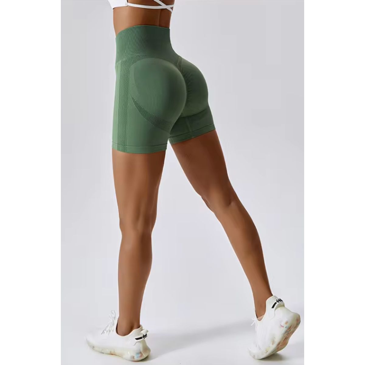 PerformancePro scrunch shorts Green - Medium / Green