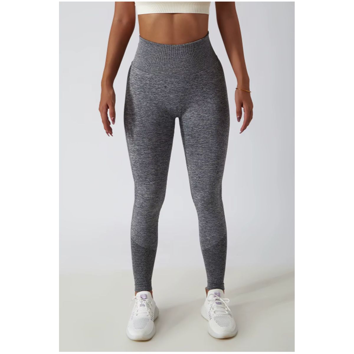 PERFORMANCEPRO scrunch leggings LightGreyMel - Small / LightGreyMel