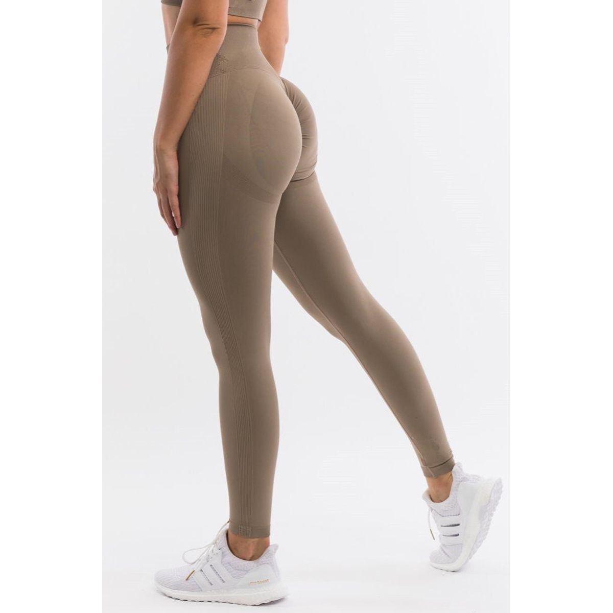 CONTOUR Scrunch leggings Tan - Large / Tan