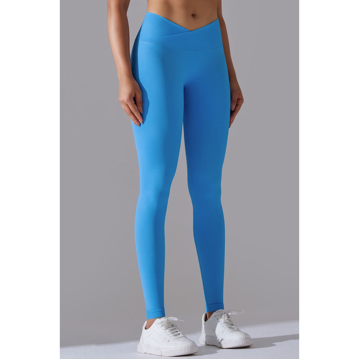 ZenCurve scrunch leggings Turquoise - Large / Turquoise