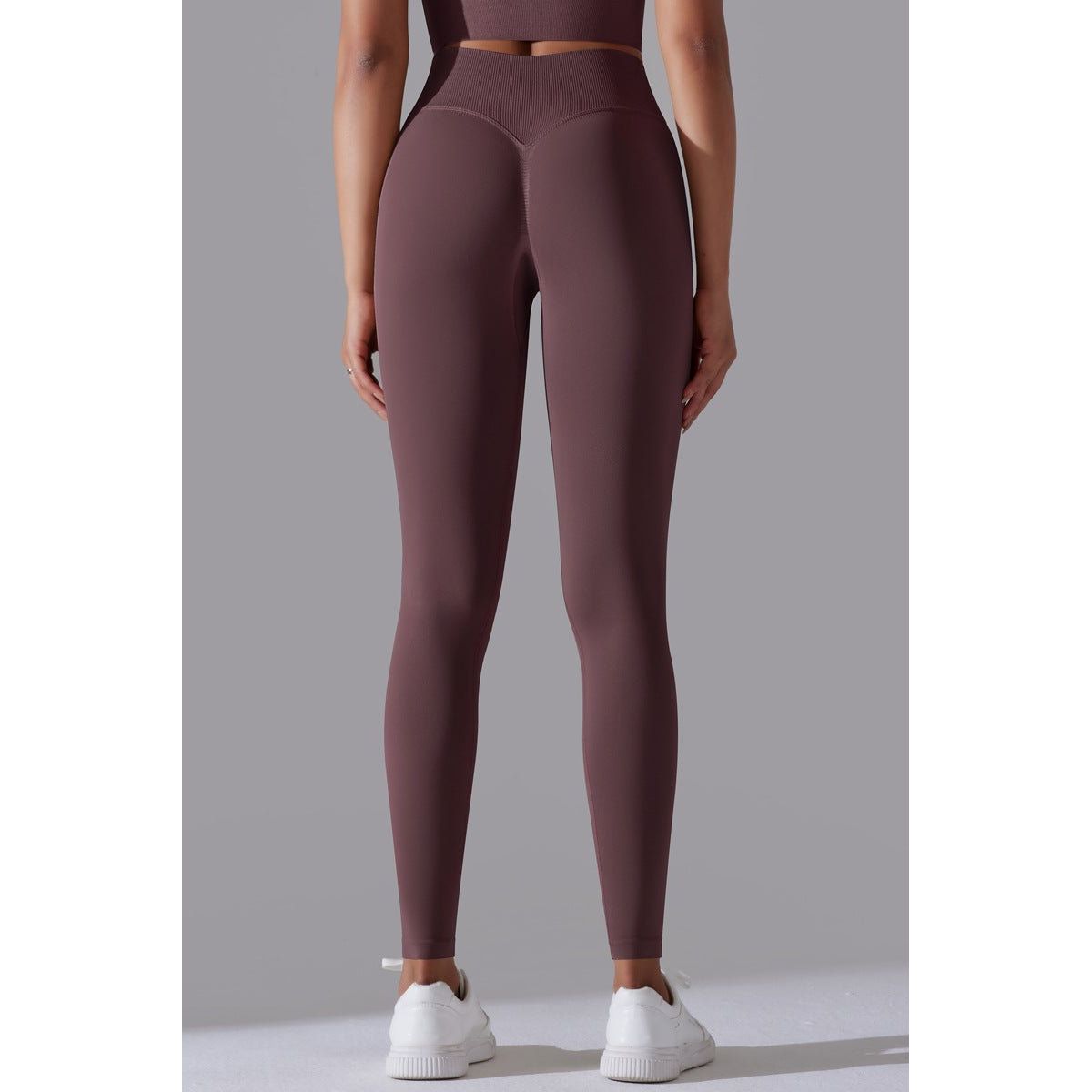 EnduranceFlex scrunch leggings DarkRed - Large (L) / DarkRed