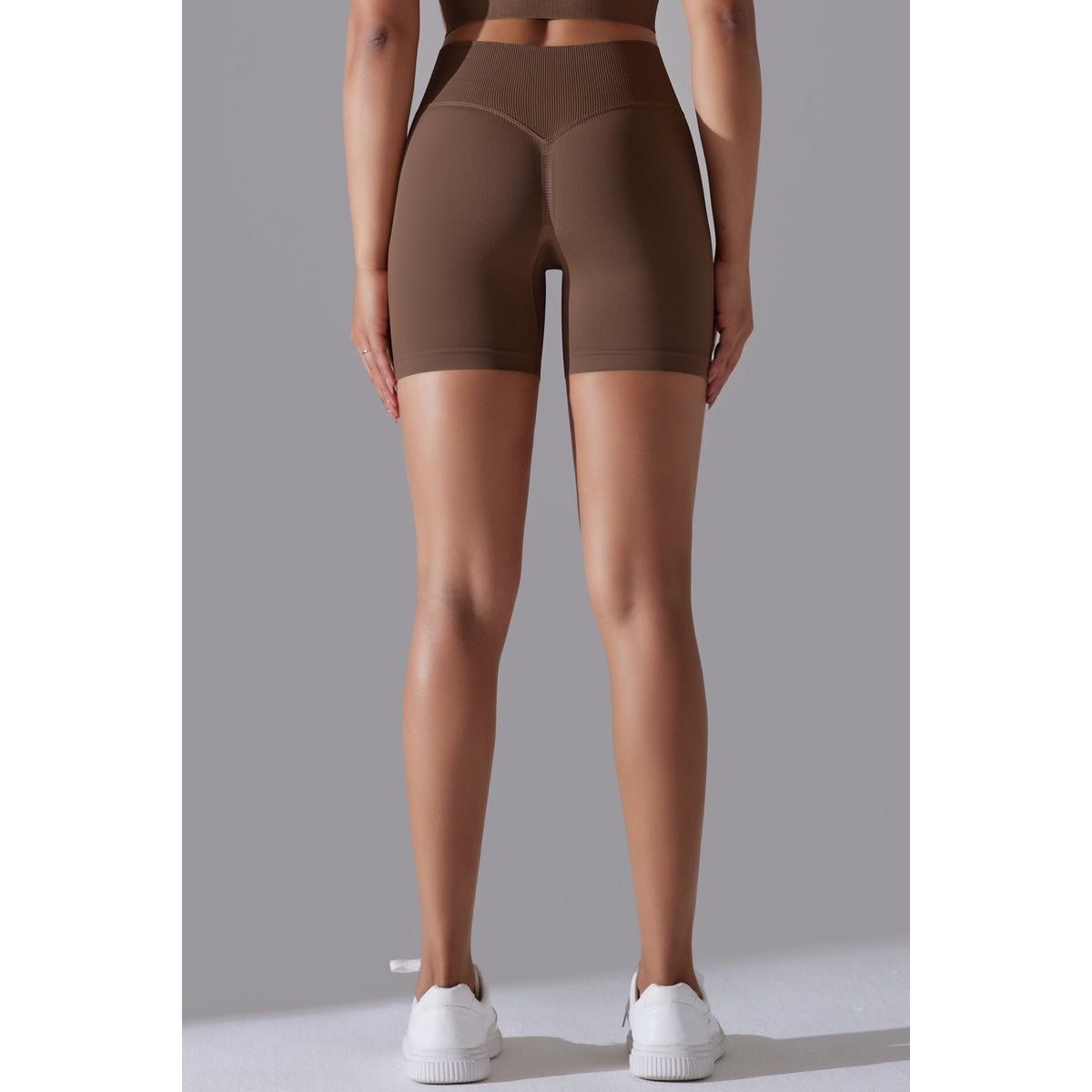 EnduranceFlex scrunch shorts Coffee - Small / Coffee