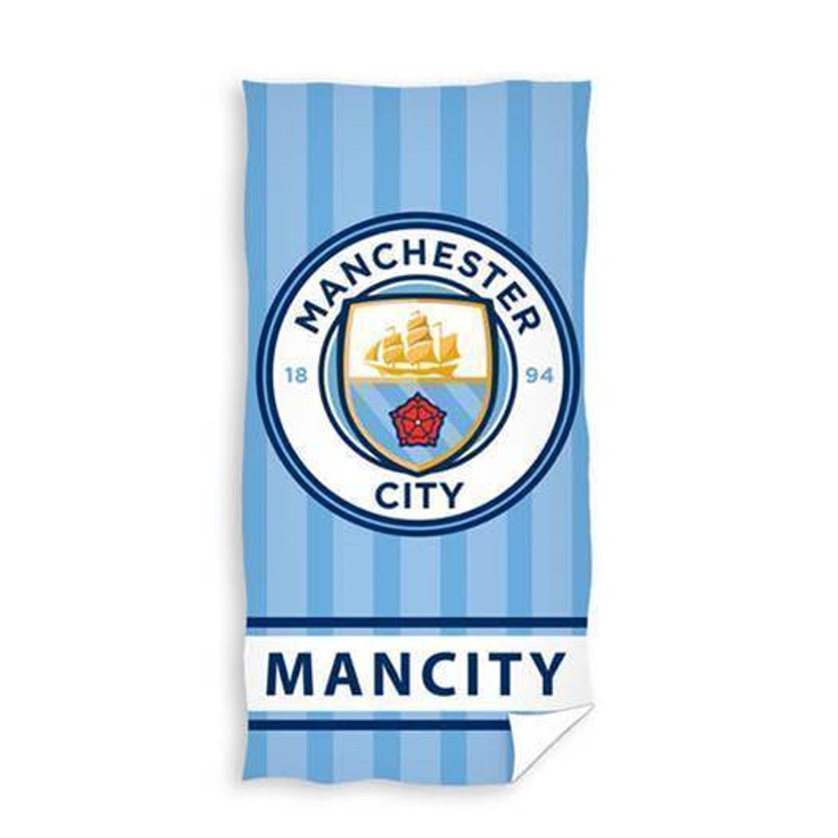 Manchester City badehåndklæde - 70x140 cm.