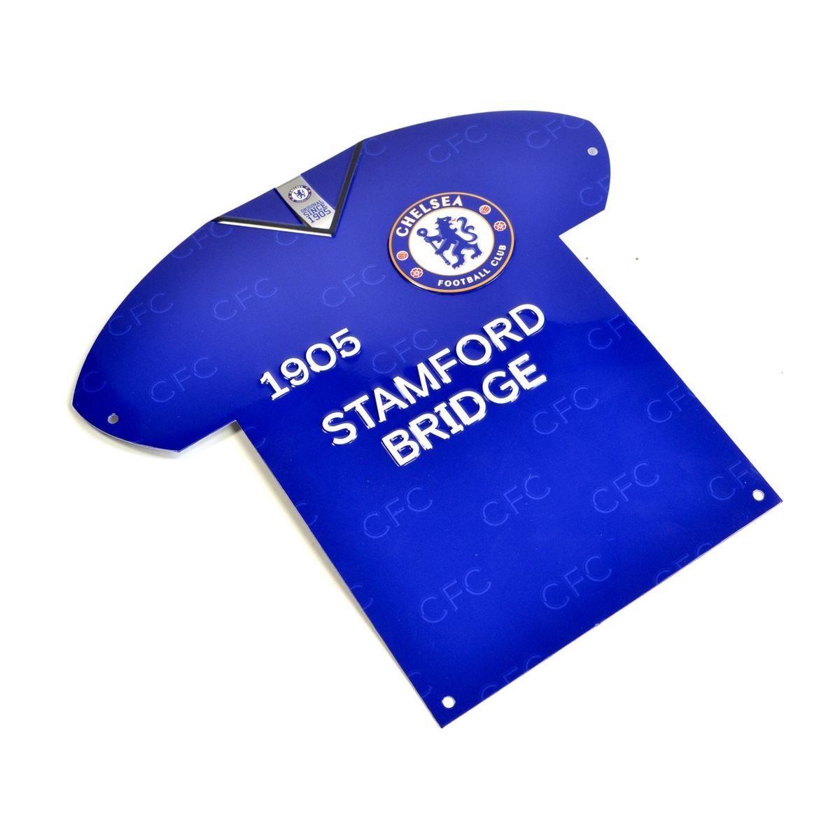 Chelsea FC skilt i metal (24x25 cm)