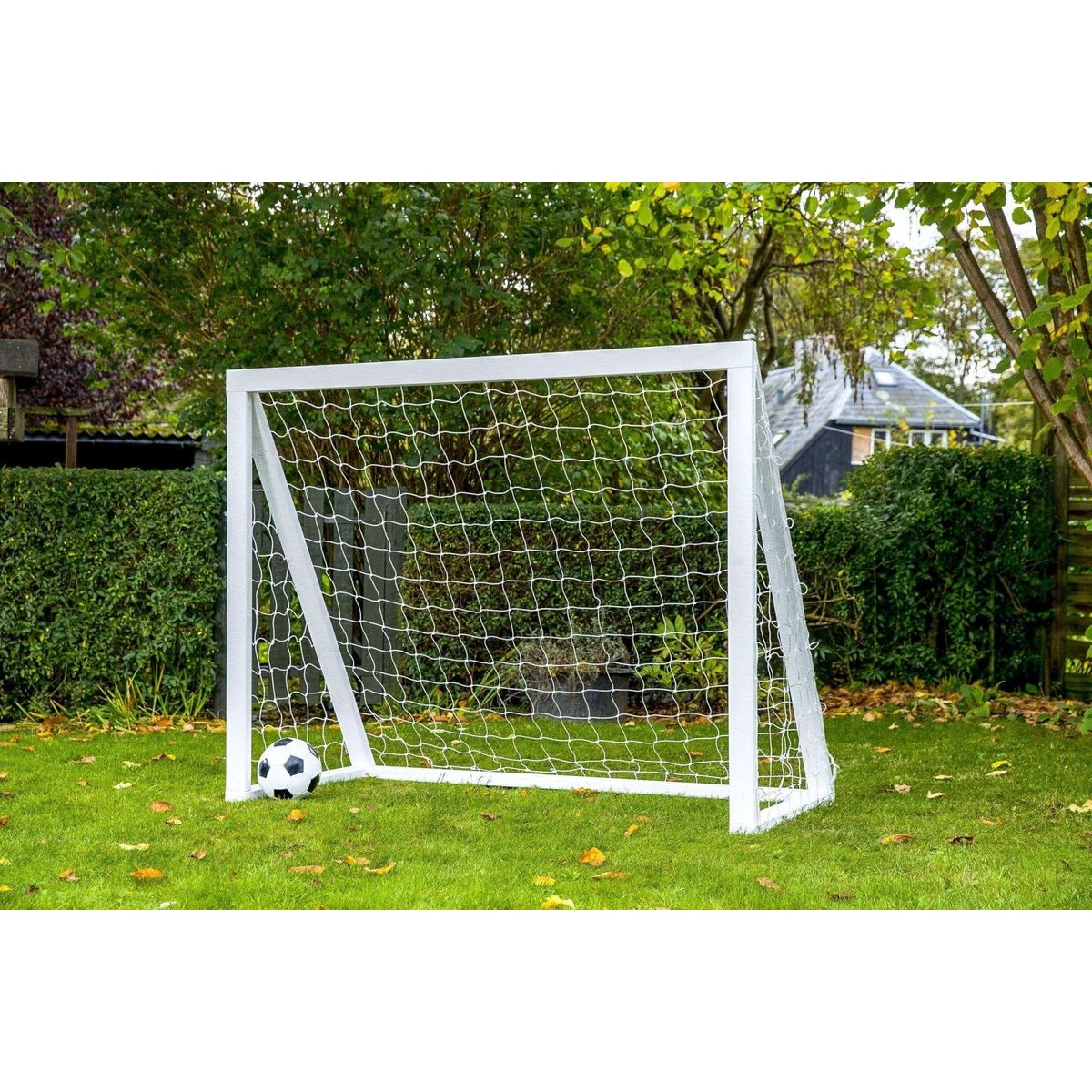 Homegoal Junior fodboldmål hvid - 175 x 140 cm, 1