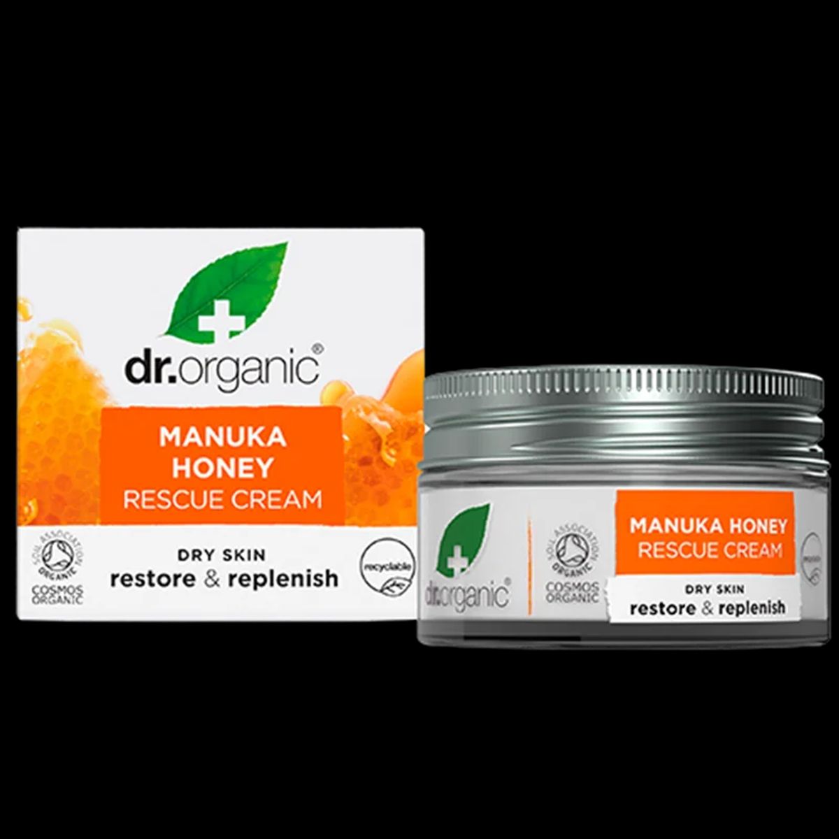 Dr. Organic - Manuka Honey Rescue Cream - 50 Ml