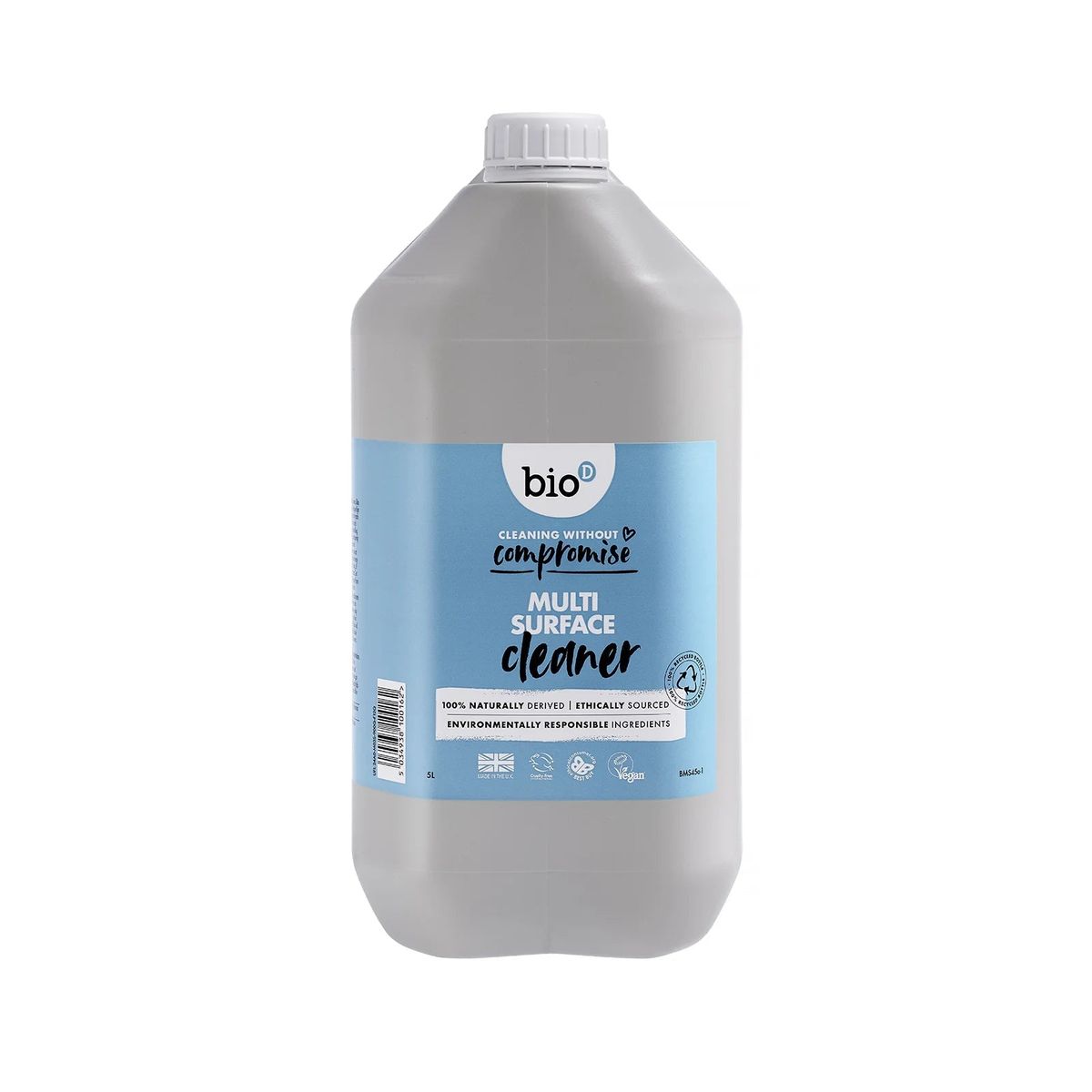 Bio-D - Multi Surface Rengøring Og Desinfektion 5 L