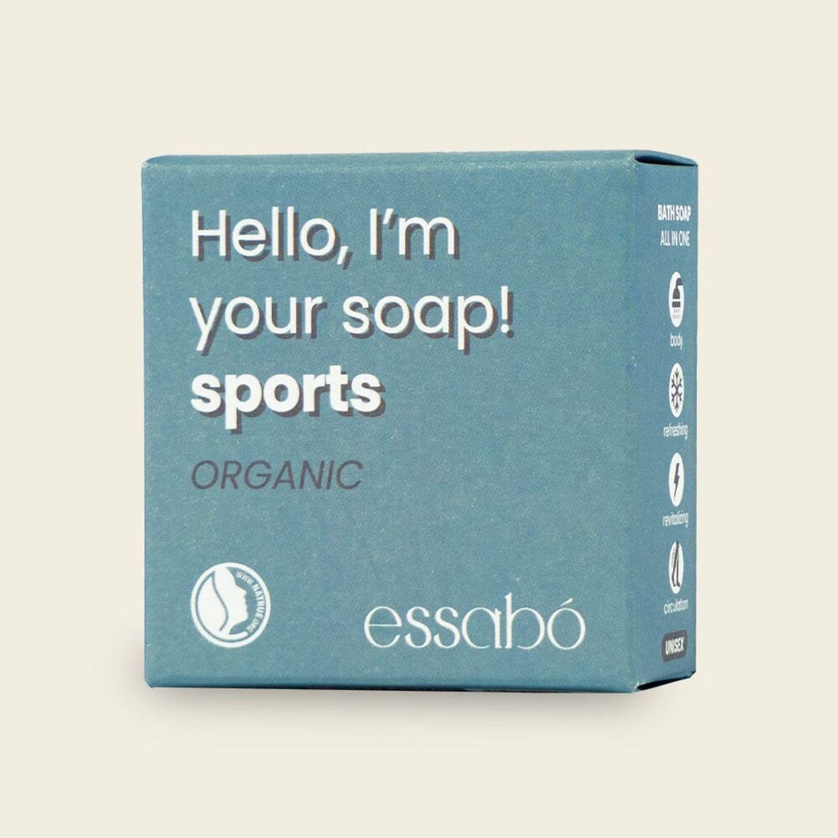 Essabo - Økologisk Sports Sæbe - 120g