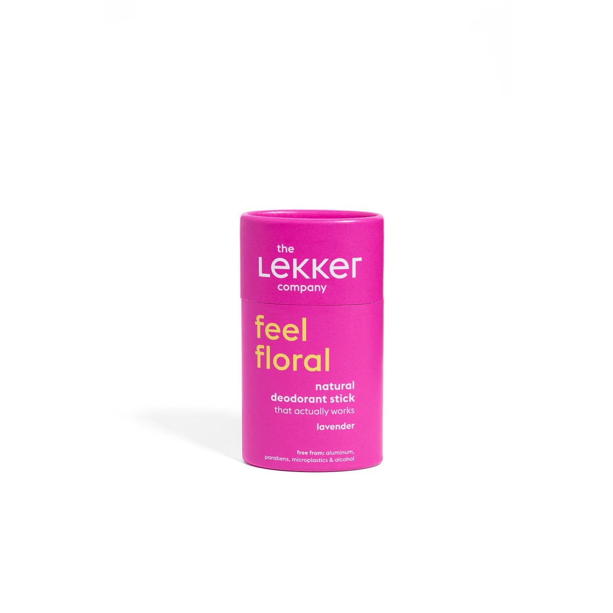 The Lekker Company - Lekker Deodorant Stick - Feel Floral / Lavender, 40g