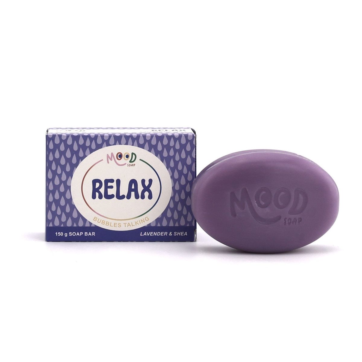 MoodSoap - Sæbe - Relax - Lavendel & Shea, 150g