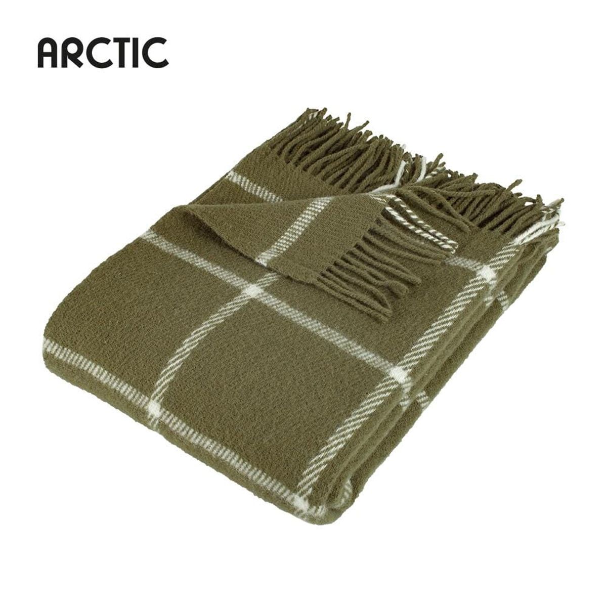 Arctic - Uldplaid Thor - Olive