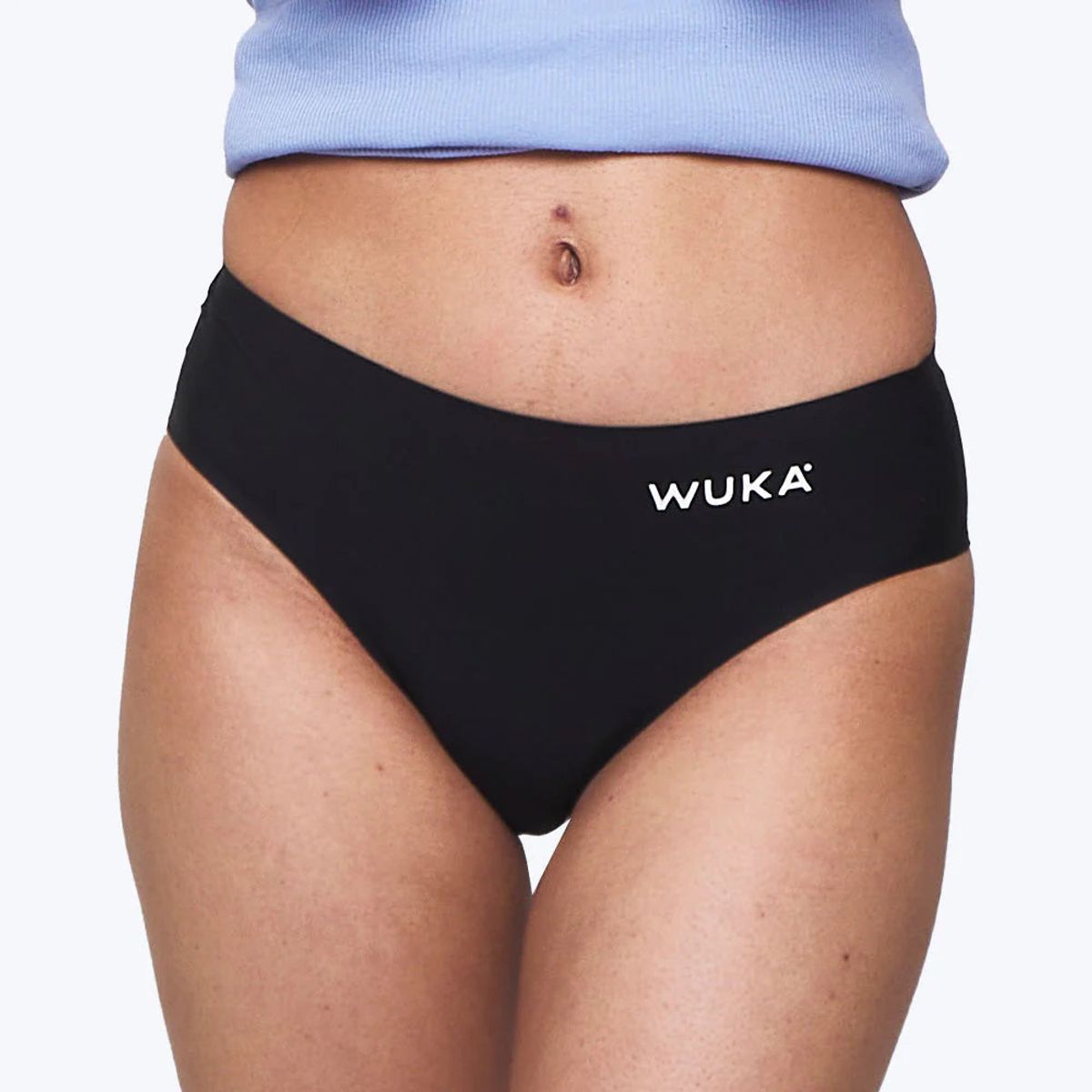 Wuka - Menstruationstrusse Teen Stretch Seamless - Heavy Flow - Sort