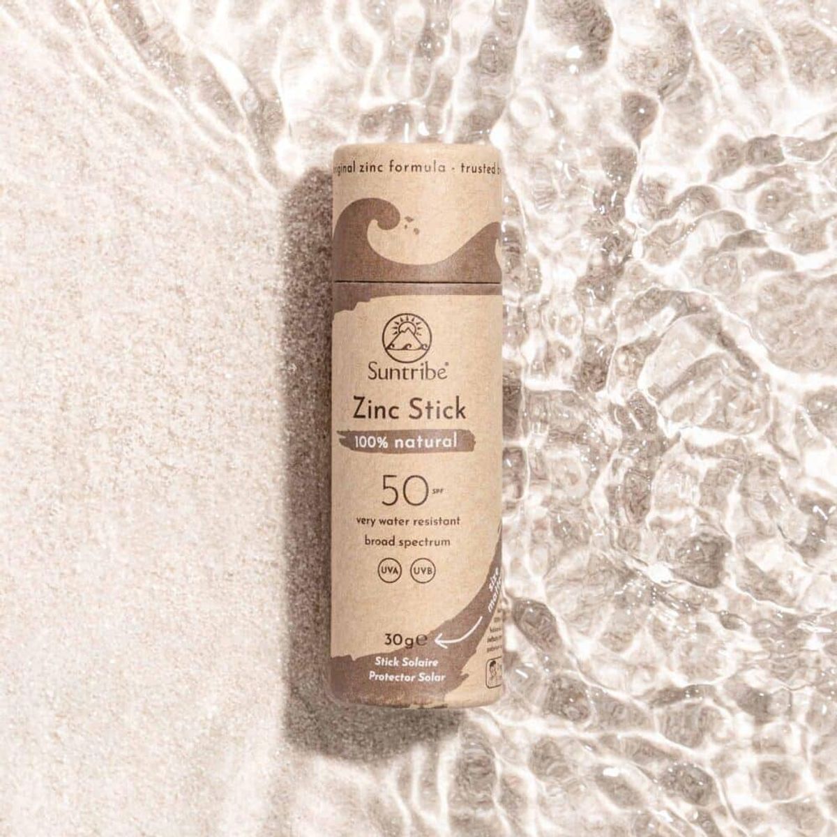 Suntribe - Natural Mineral Zinc Sun Stick SPF 30 - Mud Tint