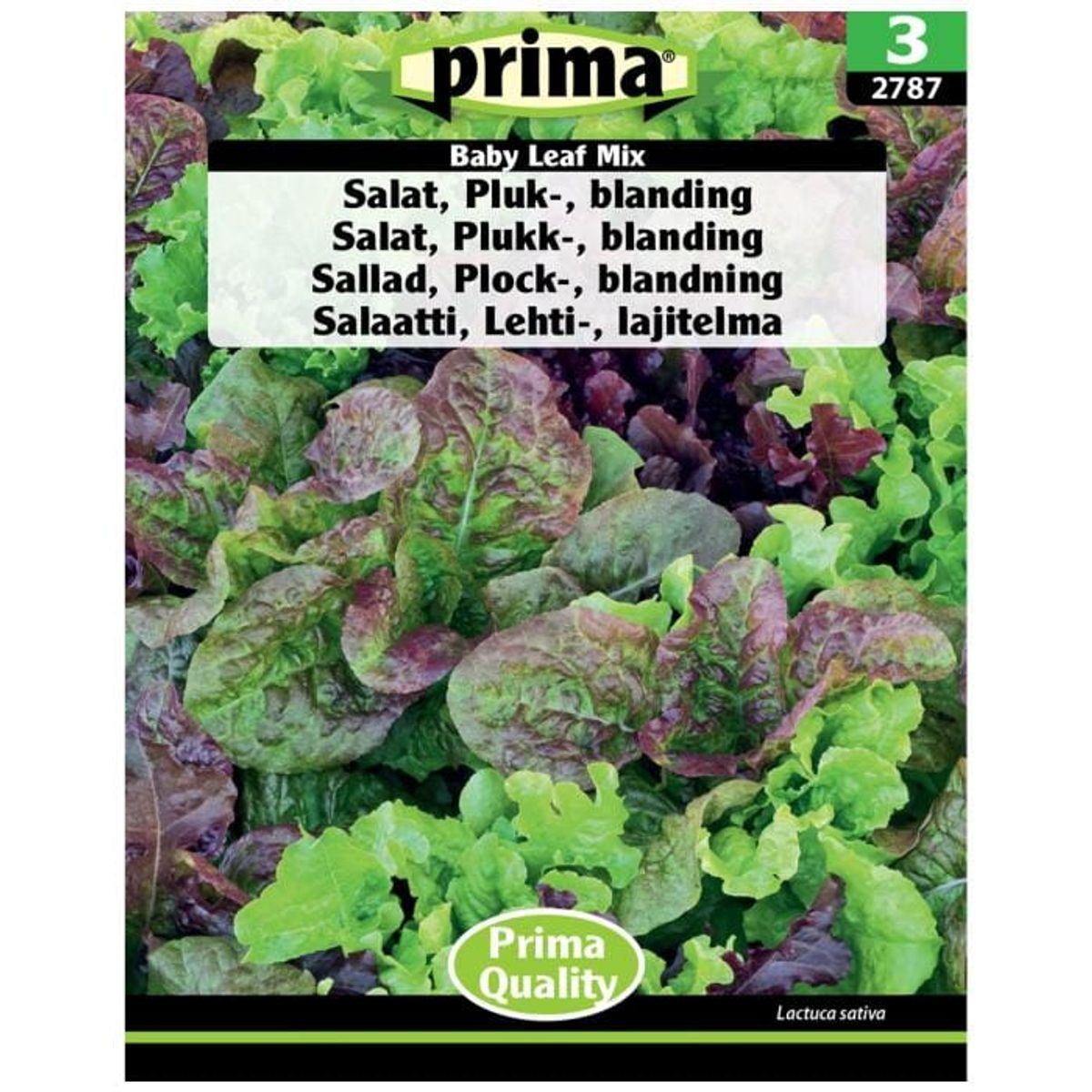 Prima - ® Frø - Salat, Pluk-, Blanding