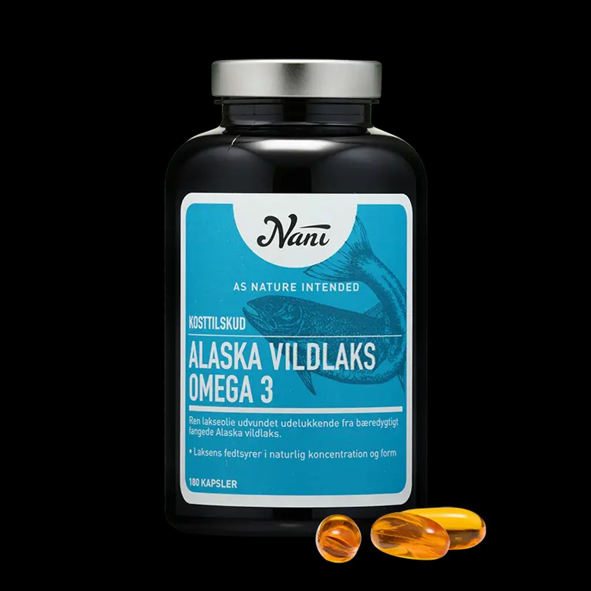 Nani - Alaska Vildlaks Omega 3180 Kapsler