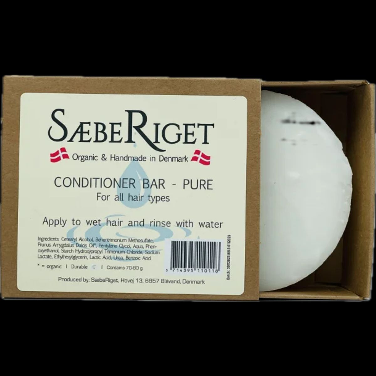 Sæberiget - SæbeRiget Balsambar - Pure