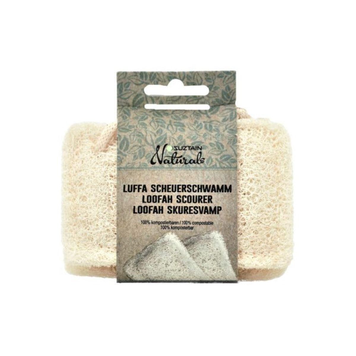 Suztain - Skuresvamp Loofah 2-pak