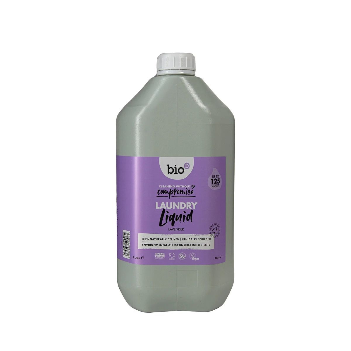 Bio-D - Miljøvenligt Flydende Vaskemiddel - Med Lavendelduft, 5 Liter