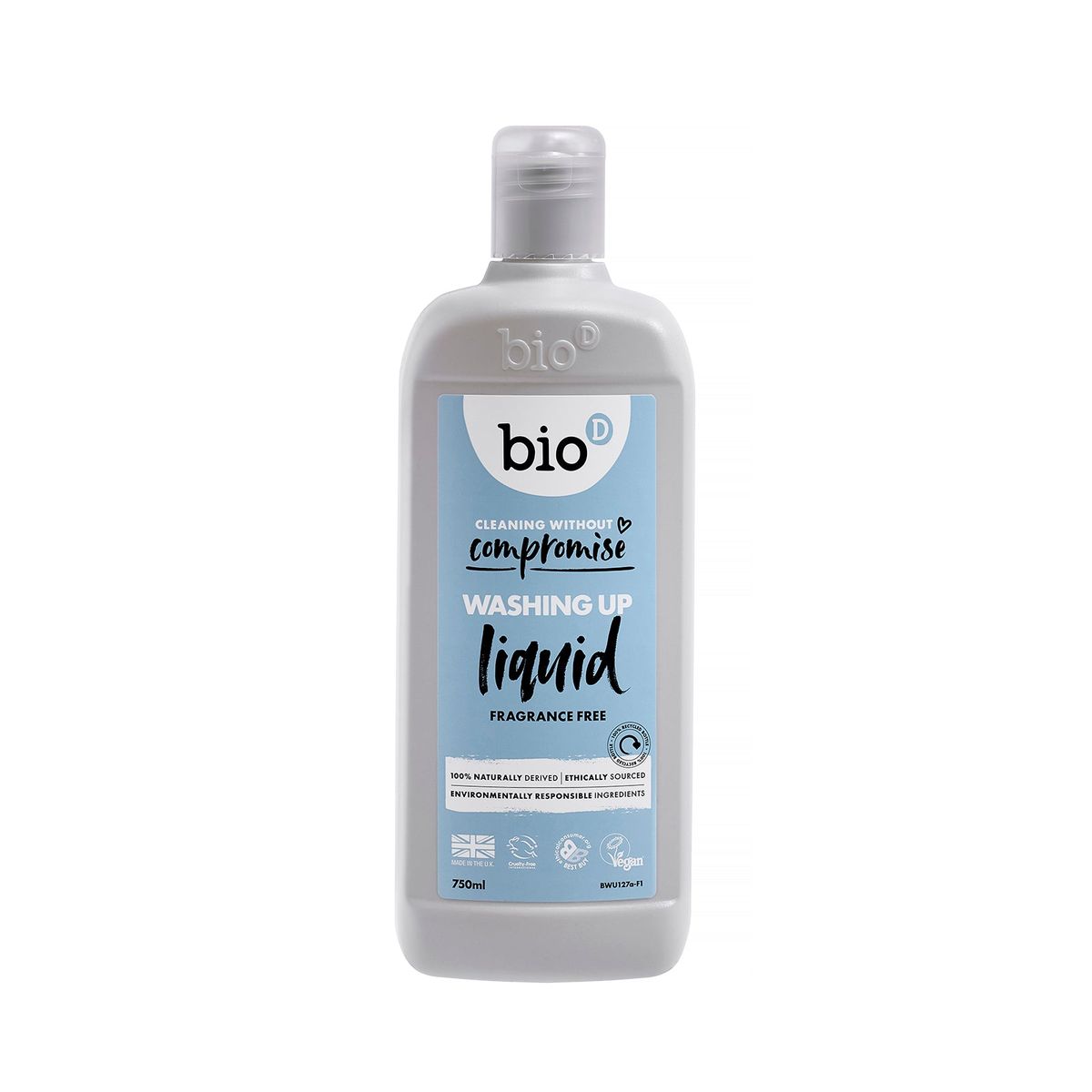 Bio-D-Flydende Opvaskemiddel - Uden Duft - 750ml