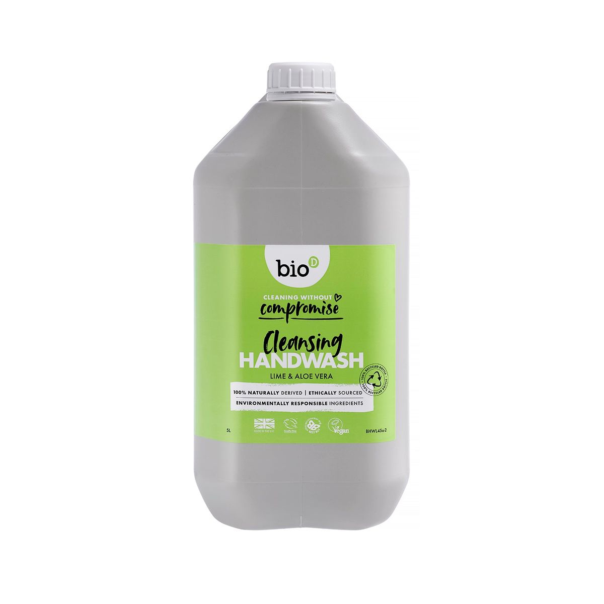 Bio-D - Antibakteriel Håndsæbe 5 L - Lime & Aloe Vera