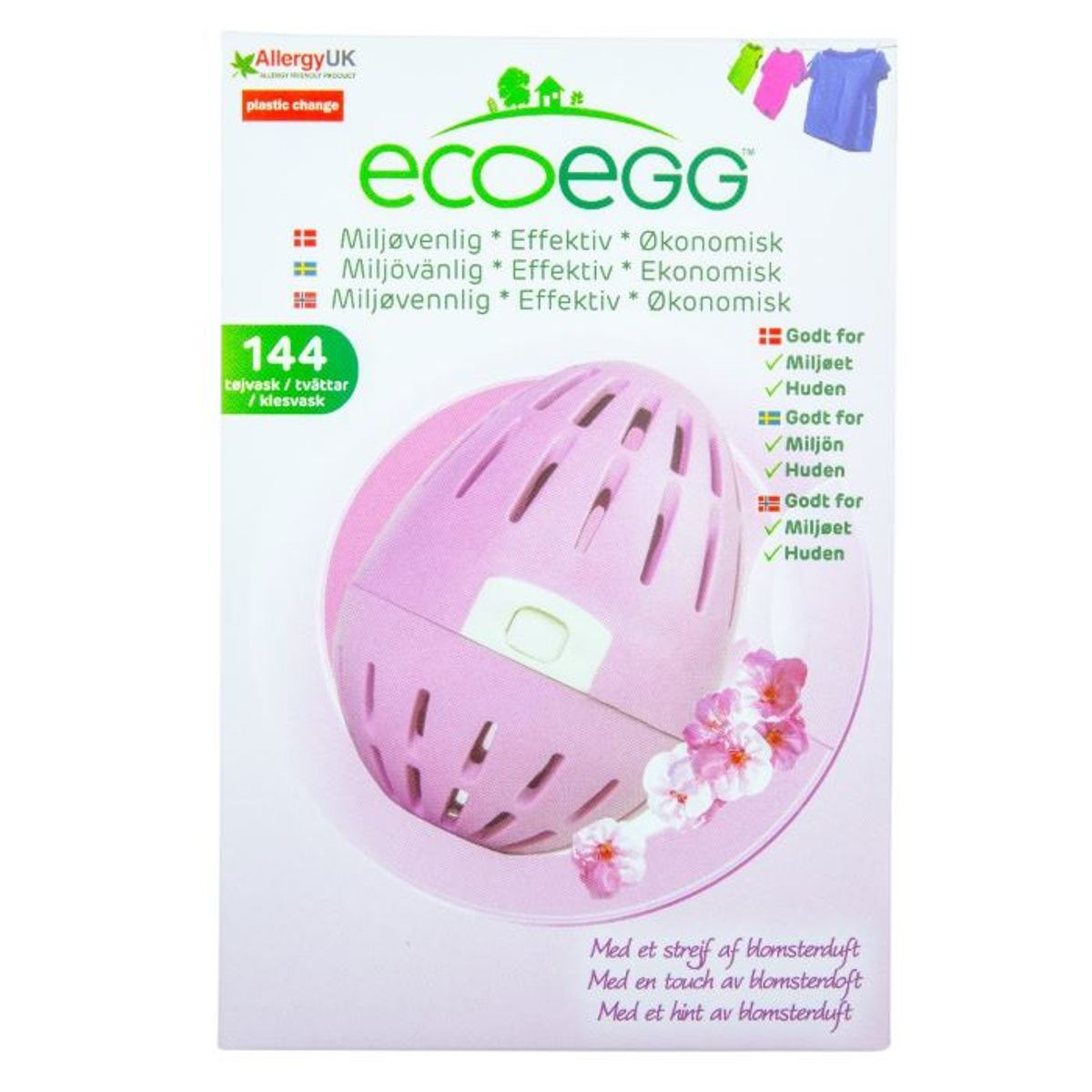 Ecoegg - Vaskeæg 144 Vaske - Med Duft