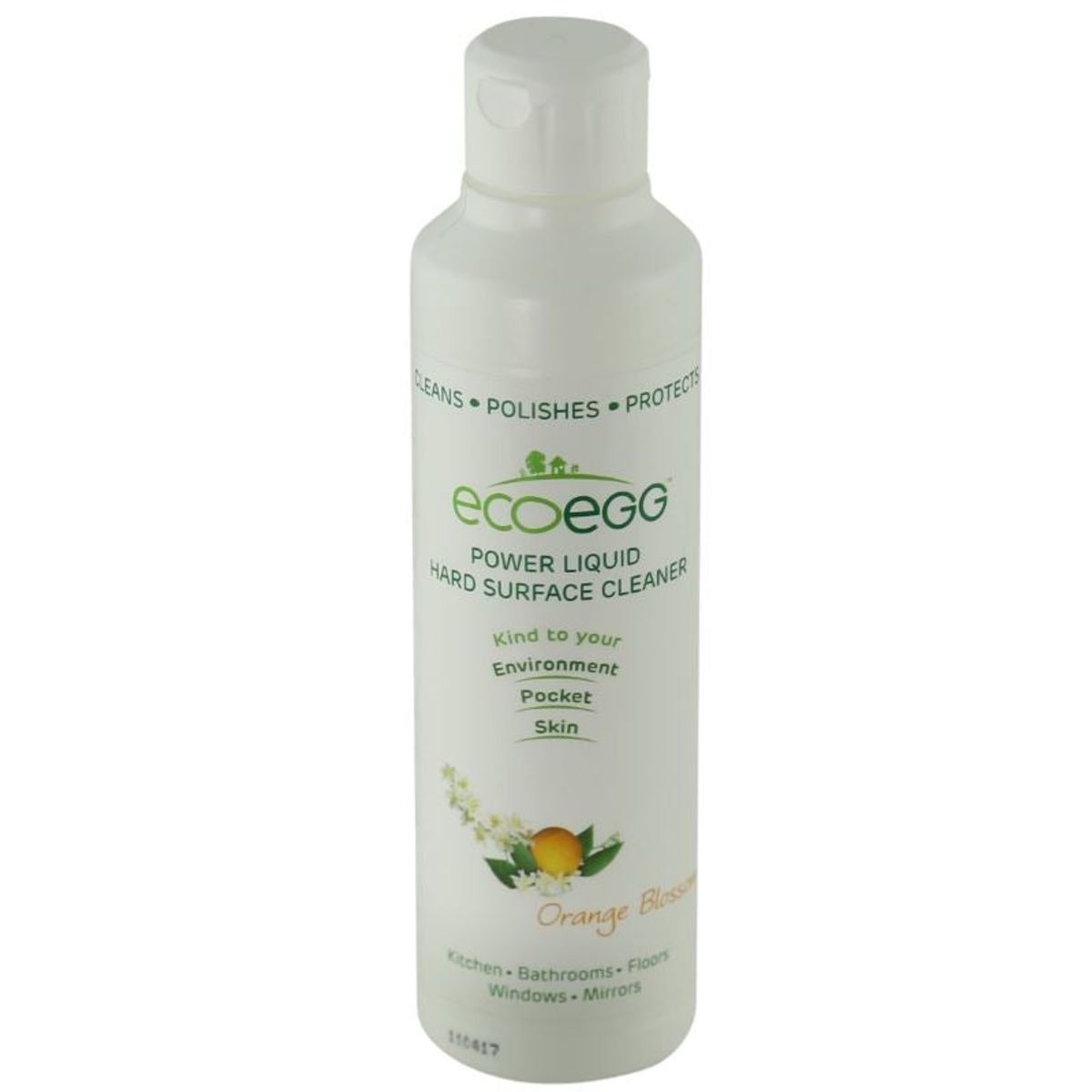 Ecoegg - Fransk Ler Flyd. Skuremiddel - Appelsin Blomst - 250ml