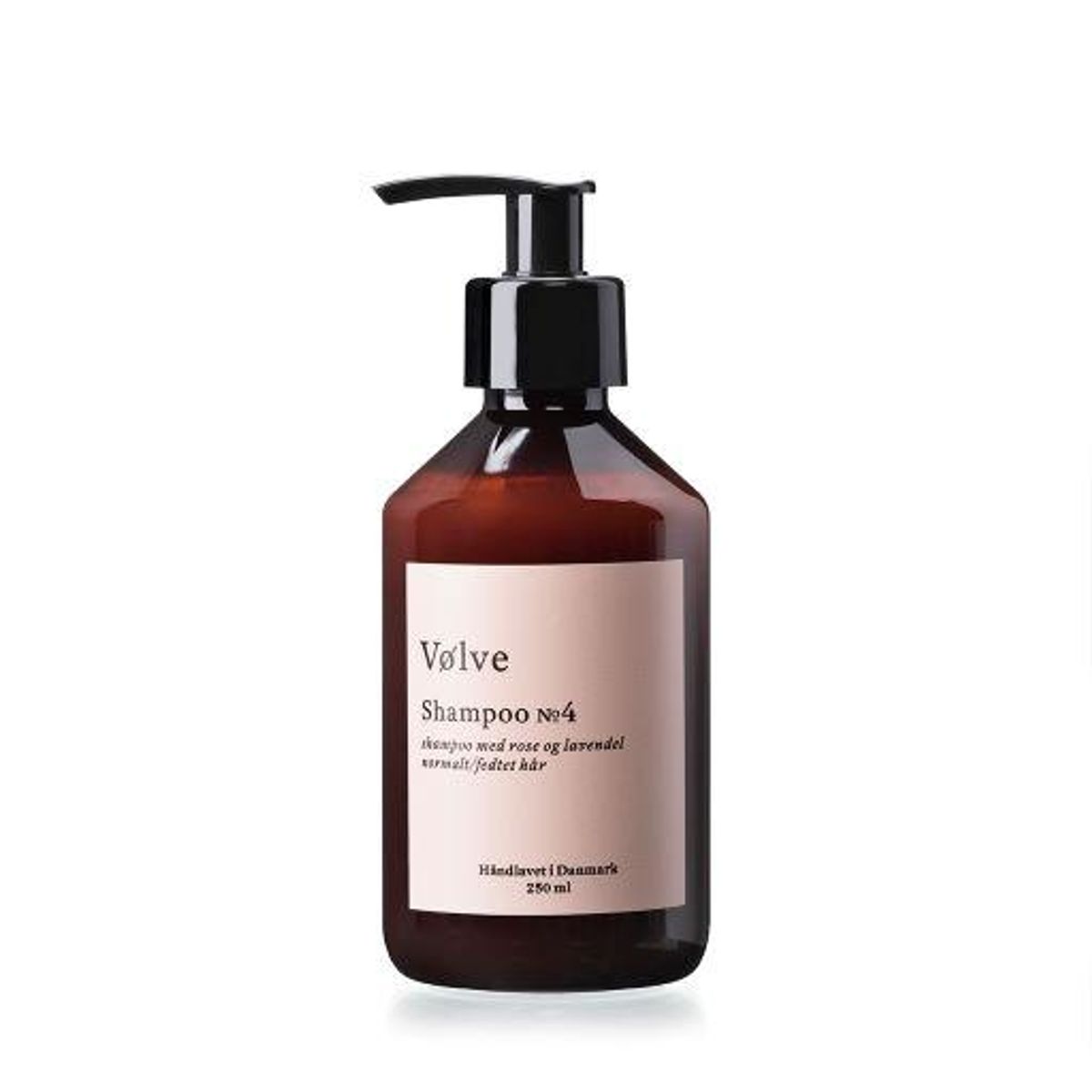 Vølve - Shampoo - No4 - Lavendel Og Rose - 250ml