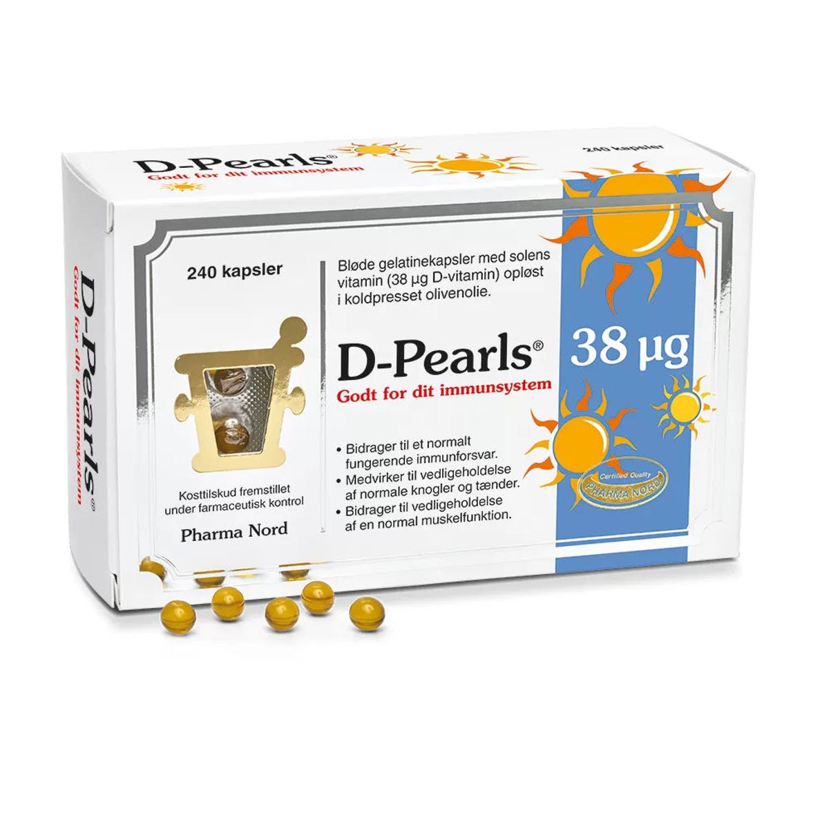 Pharma Nord - D-pearls 38 Mcg 240 Stk