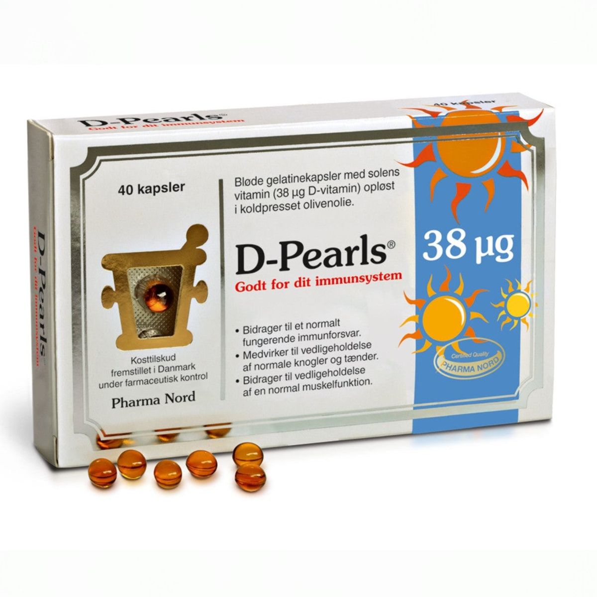 Pharma Nord - D-pearls 38 Mcg 40 Stk