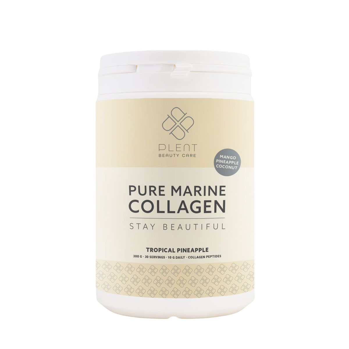 Plantforce - Plent Marine Collagen - Tropical Pineapple 300 Gram