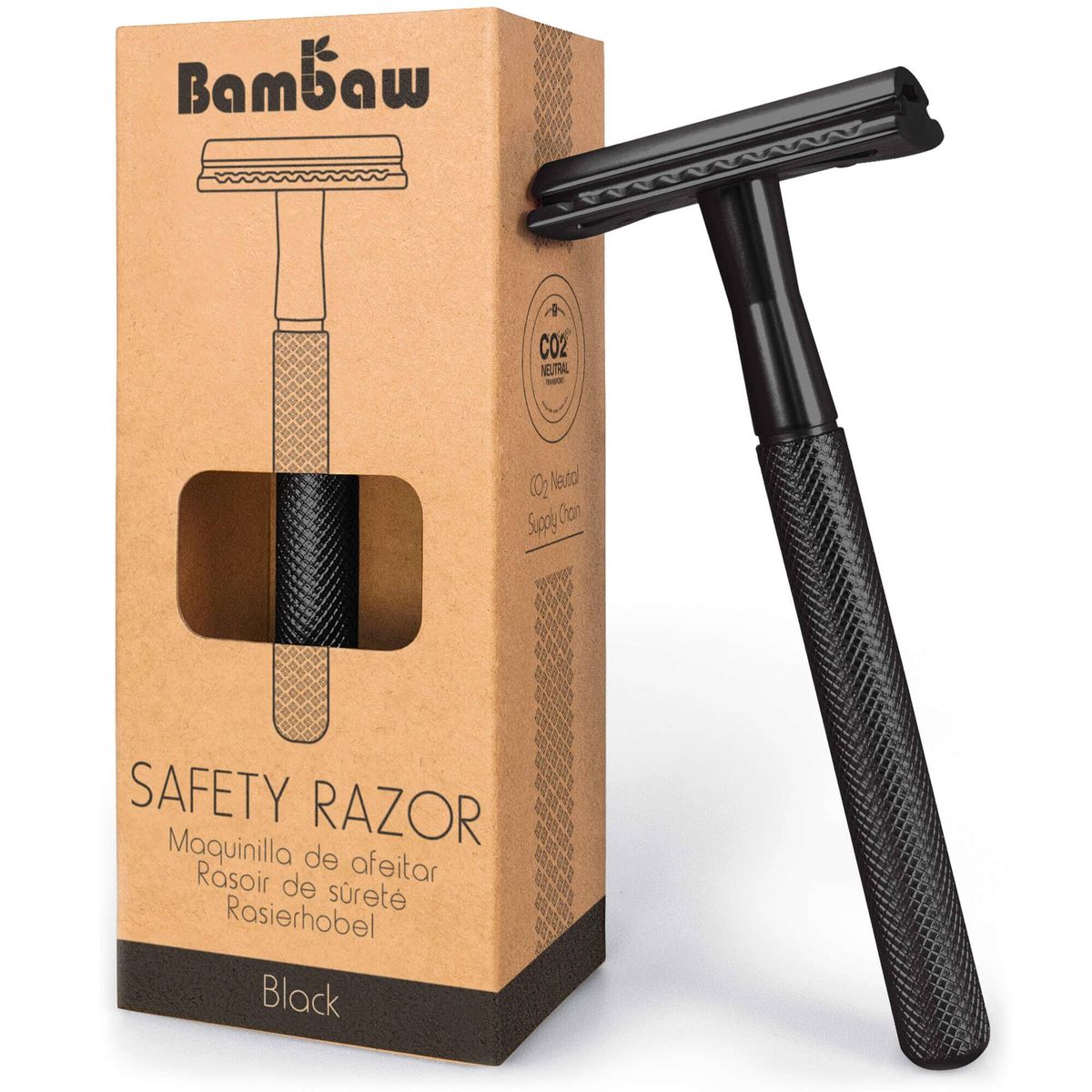 Bambaw - Barberskraber Safety Razor - Black