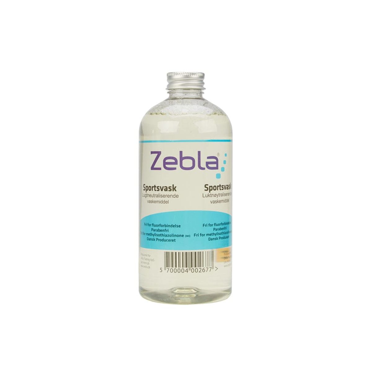 Zebla - Sportsvask Med Duft 500 ML