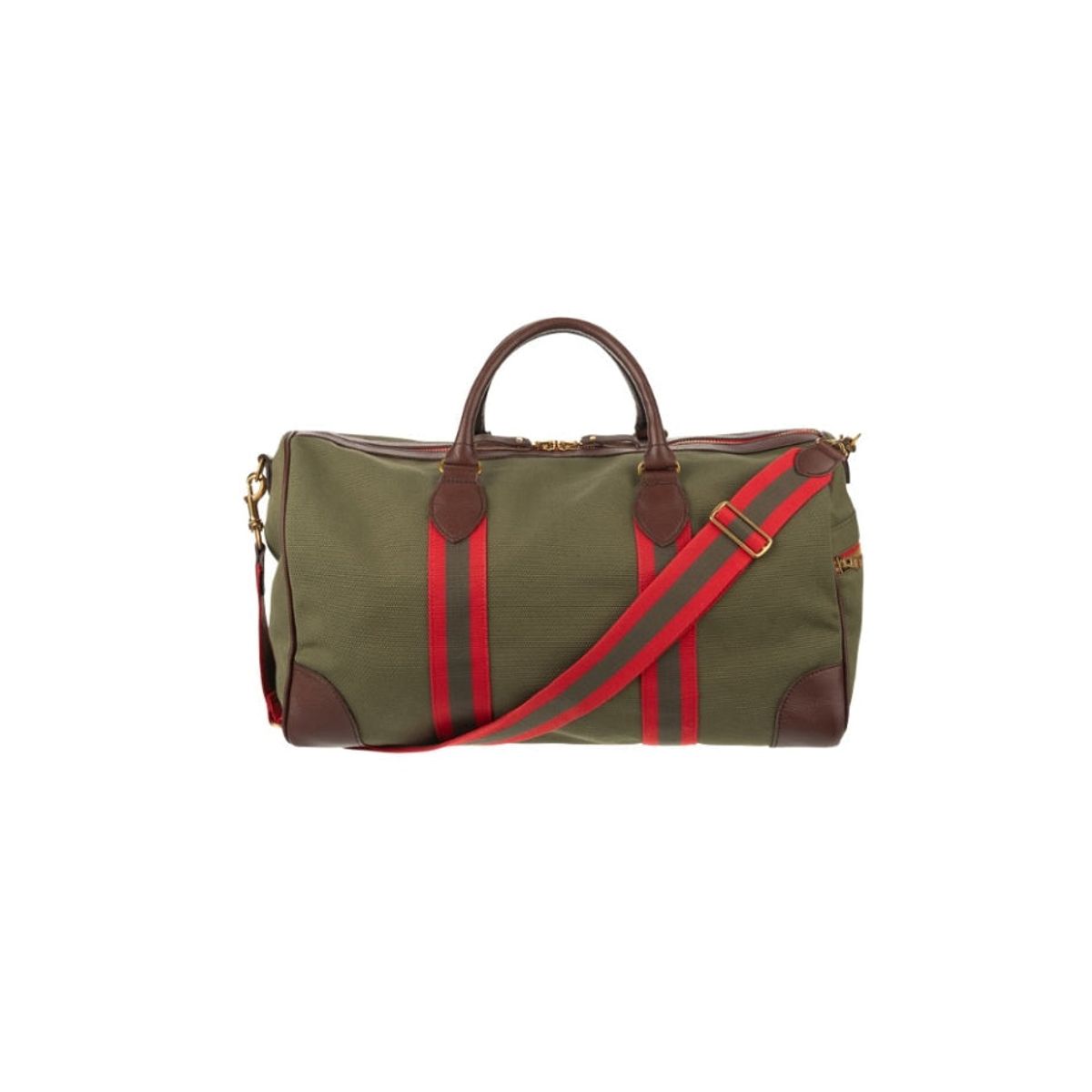 Weekender Duffle Bag Medium, grøn lærred