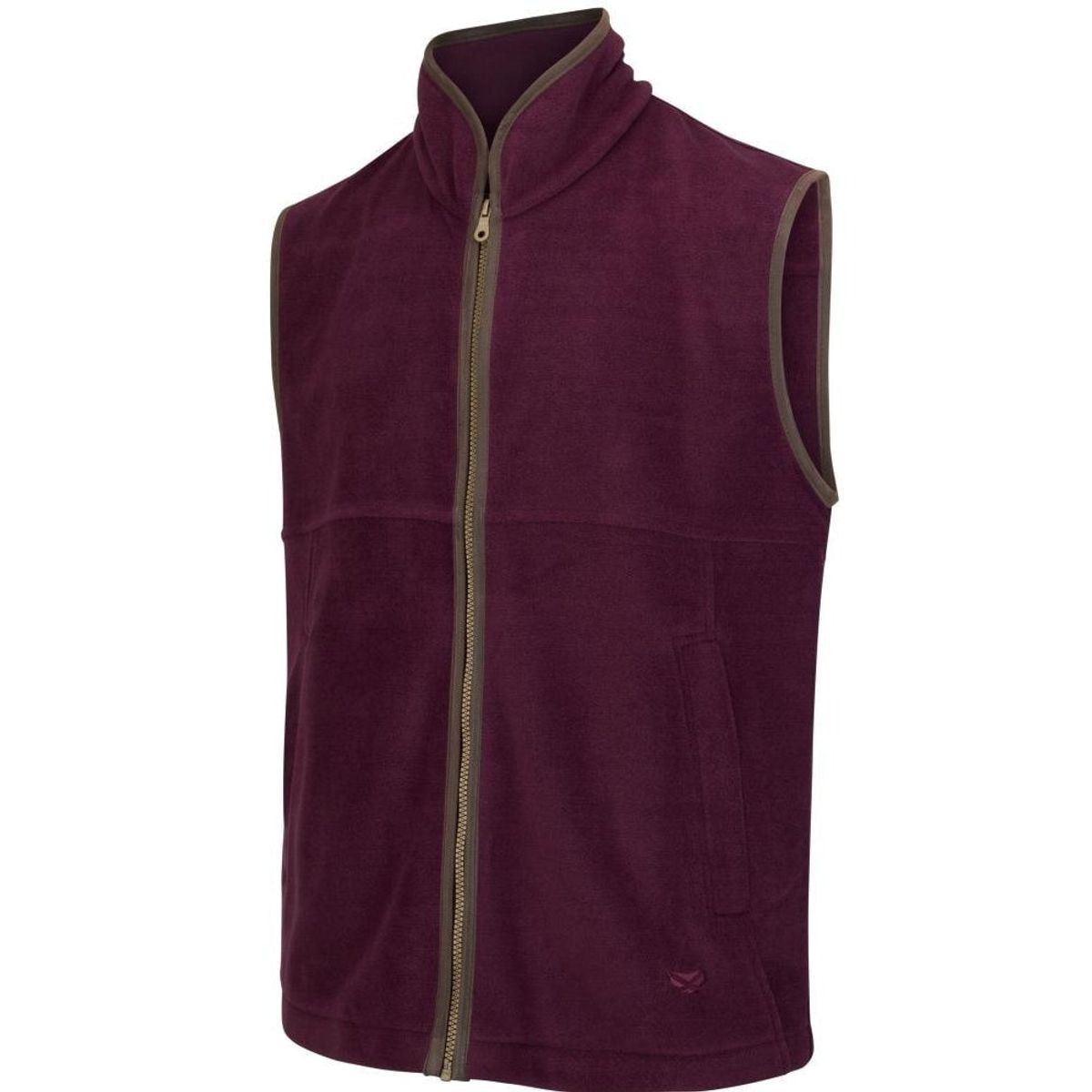 Stenton Vinrød Fleece Gilet vest - 4XL