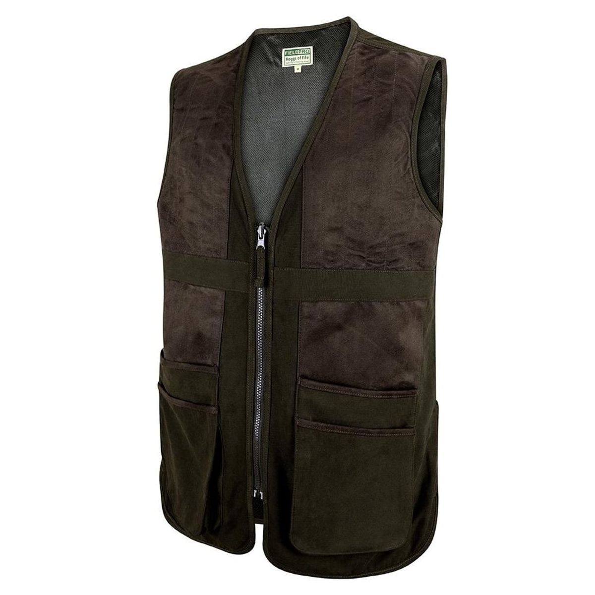 Struther Shooting Vest, skydevest, mørk grøn - L