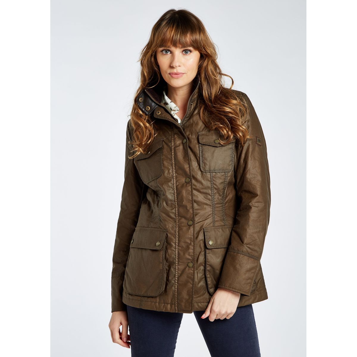 Munsboro Ladies Waxed Jacket PRIMALOFT, ginger - 44 (UK18)