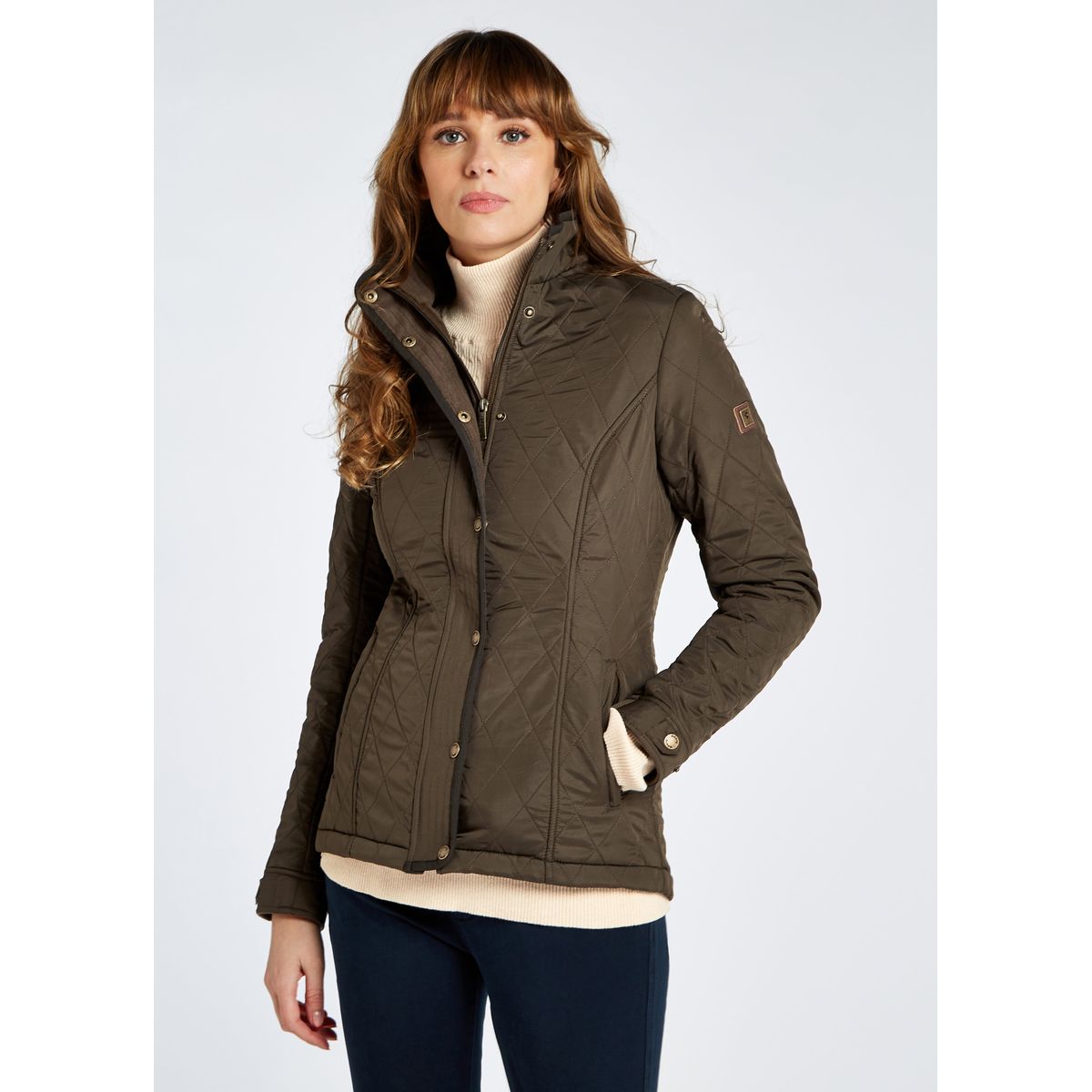 Dubarry Camlodge Ladies Quilted Jacket, olivengrøn - 38 (UK12)