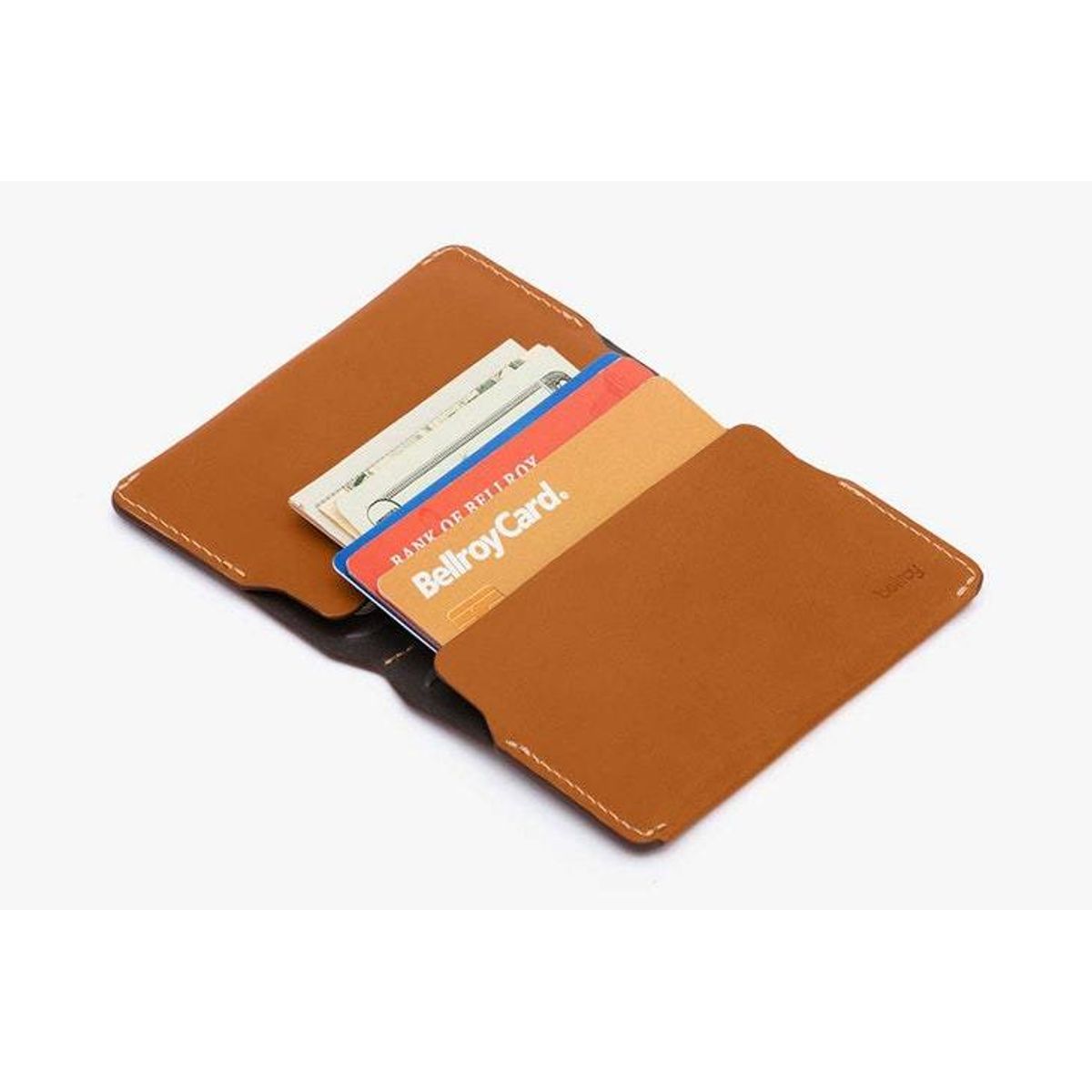 Bellroy Card Holder, visitkort etui, caramel