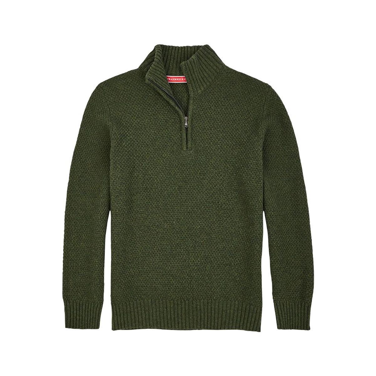 Franken & Cie Mens Troyer jumper, oliven - 52 (L)