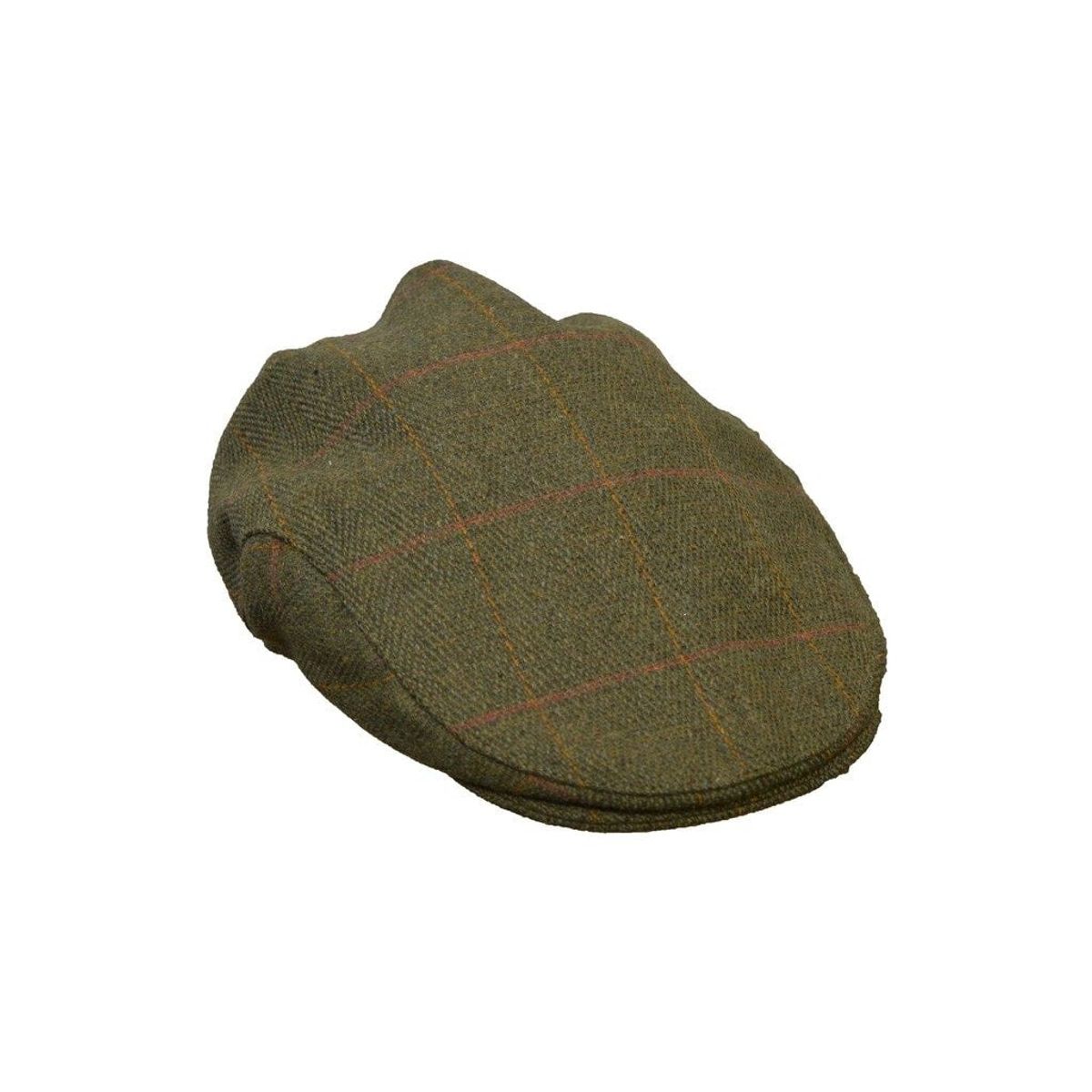 Tweed Country JUNIOR sixpence hat, mørk grøn - 48 cm