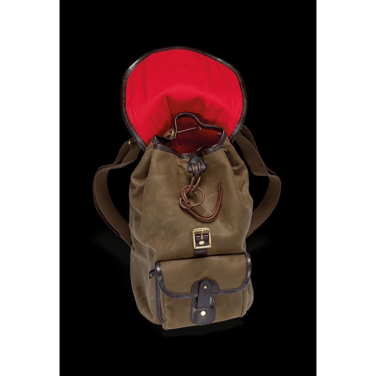 CROOTS Vintage Canvas Rucksack rygsæk, olive