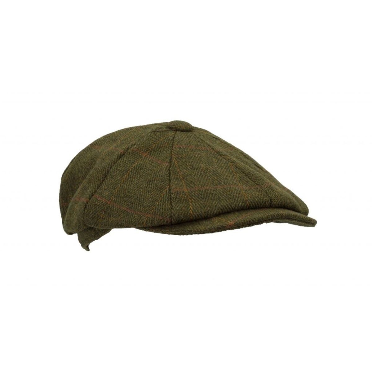 Charlie Tweed Bakerboy hat, mørk grøn - 3XL - 62 cm