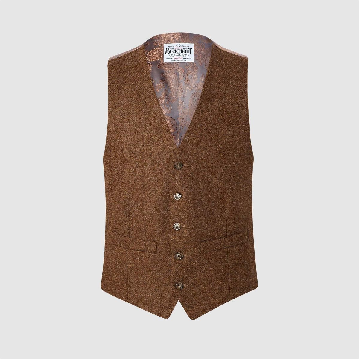 Iain vest, tobacco, Yorkshire Tweed - 52R UK