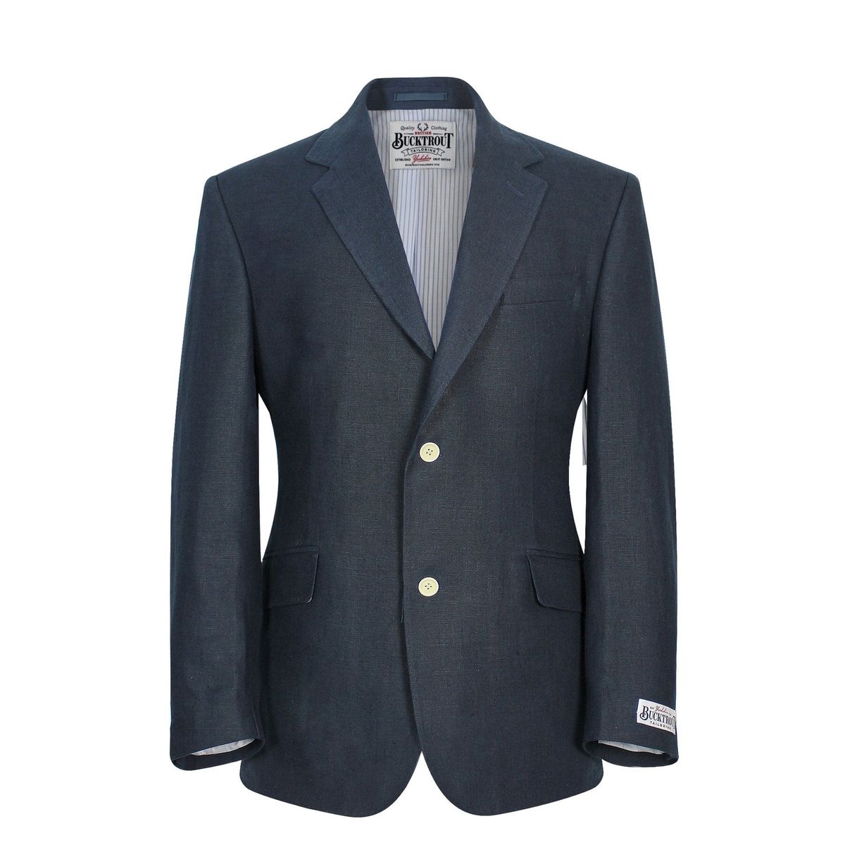 Helmsley Mens Jacket Linen, navyblå hør linned - 44UK/54EU