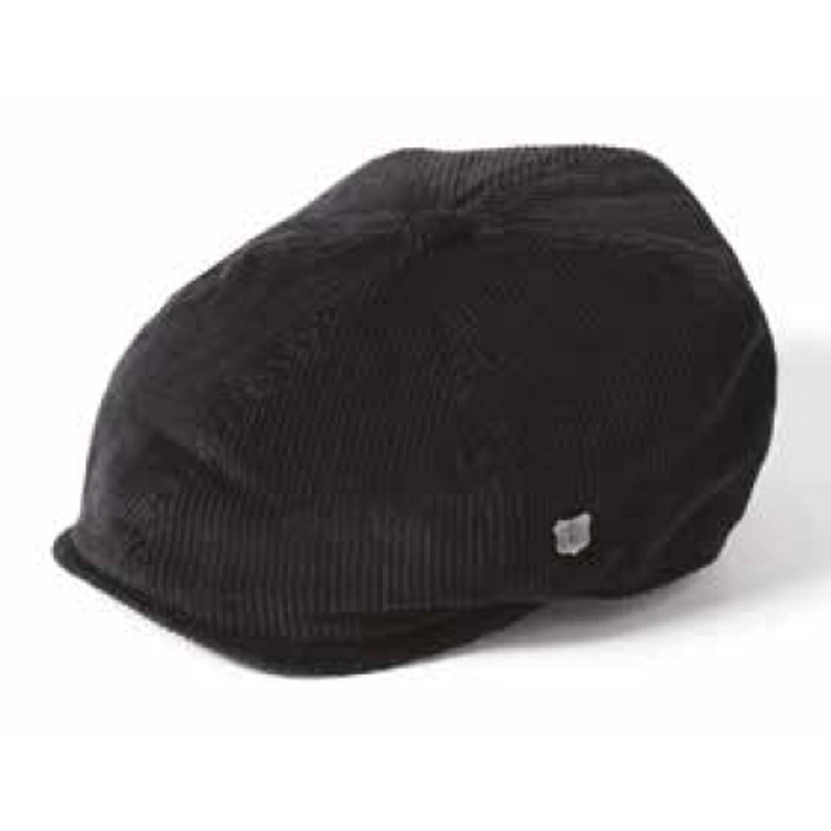 Hudson Cord Newsboy Hat - sort fløjl - 58 (medium)