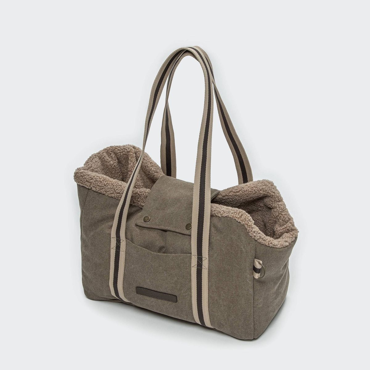 Hundetaske Lucca, Canvas Sand - L