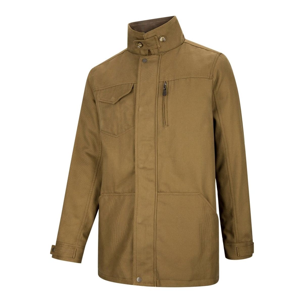 Stewarton Canvas Coat fritidsjakke med ternet for - L